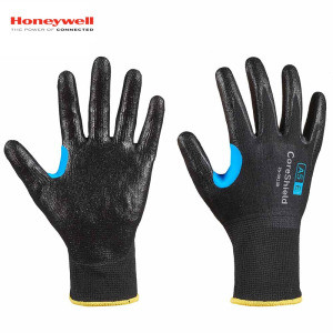 Honeywell CoreShield 25-0913B Siyah Nitril Kaplama, Baş Parmak Takviyeli E Kesilmez