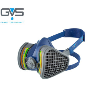 GVS ABEK1 Tiner Vernik Reçine Epoksi Boya Oto Boya Toz Için Yarım Yüz Maske (FİLTRELİ)