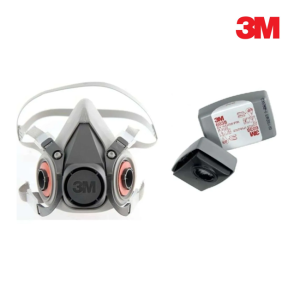 3M 6200 Yarım Yüz Maskesi + 6038 Filtre Kombine Set