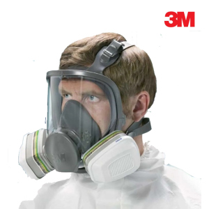 3M RD Tehlikeli Kimyasallar (Kükürt Dioksit Hidrojen Sülfür) Tam Yüz Gaz Maskesi (FİLTRELİ)