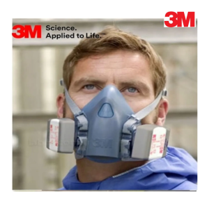 3M RD Duman Ekzoz İs İçin Aktif Karbonlu FFP3 Yangın Kaçış Yarım Yüz Maske (FİLTRELİ)