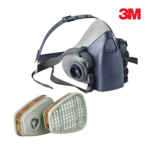 3M 7502 Yarımyüz Maske 6057 Abe1 Filtre Kombinasyon Set