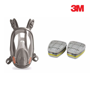 3M 6800 Tam Yüz Maskesi Ortaboy + 6057 Abe1 Filtre