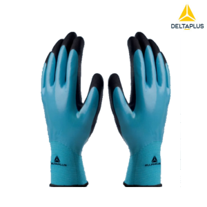 Delta Plus Yağ Tutmaz Su Geçirmez Çift Nitril Kaplama Yüksek Kavrama Mekanik İş Eldiveni