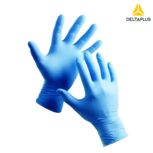 Delta Plus V1400b100 Yüksek Kimyasal Dirençli Yırtılmaz Pudrasız Nitril Eldiven 100'lü