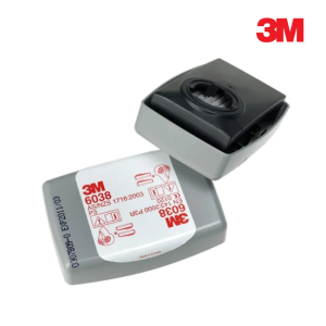 3M Serisi Gaz Maskeleri İçin 6000 Serisi Maskeler İçin 6038 P3 Organik Solo Filtre Çift