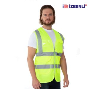 İZBENLİ Fosforlu Mühendis-Yönetici Yeleği Premium