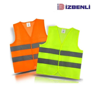 İZBENLİ PERSONEL GİYİM Motorsiklet Bisiklet Yelek Fosforlu Yelek